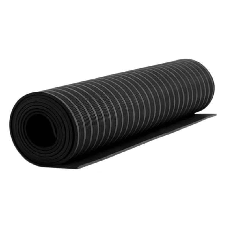 盛京联硕高压绝缘橡胶板黑色防滑地垫8.0mm厚 50Kg[1*3米]卷图片