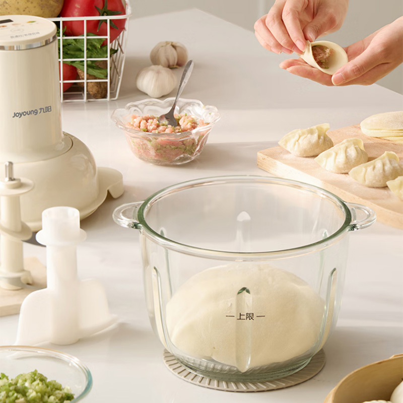 九阳绞肉机2.5L智能菜单触控彩屏数显计时S25-LA375高清大图