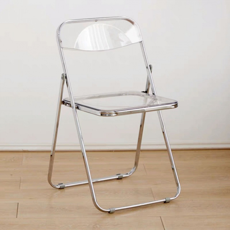 亚克力网红透明折叠餐椅47cm*46cm*71cm, 不发偏远地区(H)