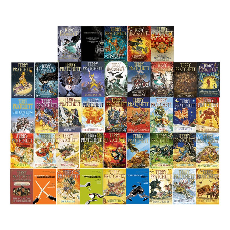 碟形世界系列1-41 全集套装 [正版]英文原版 Discworld Novel 碟形世界系列1-41 全集套装 科