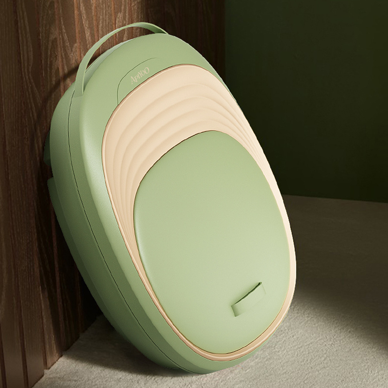 ApiYoo艾优折叠足浴盆泡脚桶电动洗脚盆加热全自动按摩恒温足疗家用送妈妈送老人生日Z01高清大图