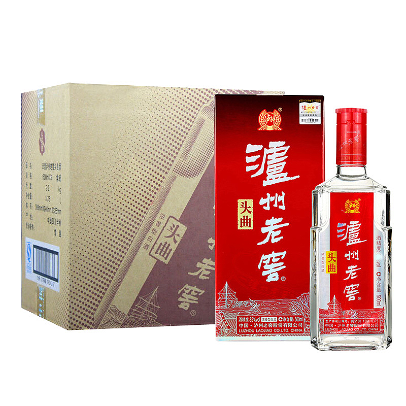 泸州老窖头曲42度 500ml*6瓶 整箱装礼盒装浓香型白酒