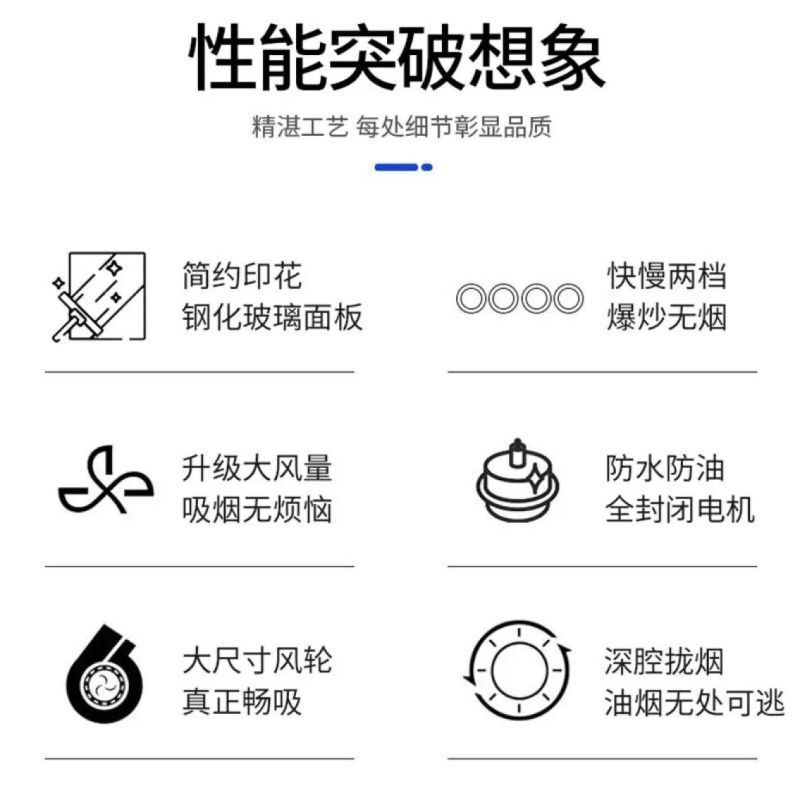 志高(CHIGO)H093C中式顶吸式大吸力抽油烟机家用 厨房脱排小型吸油烟机壁挂