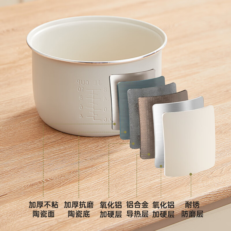 华帝(VATTI)电饭煲 VFB013C 4L 白色高清大图