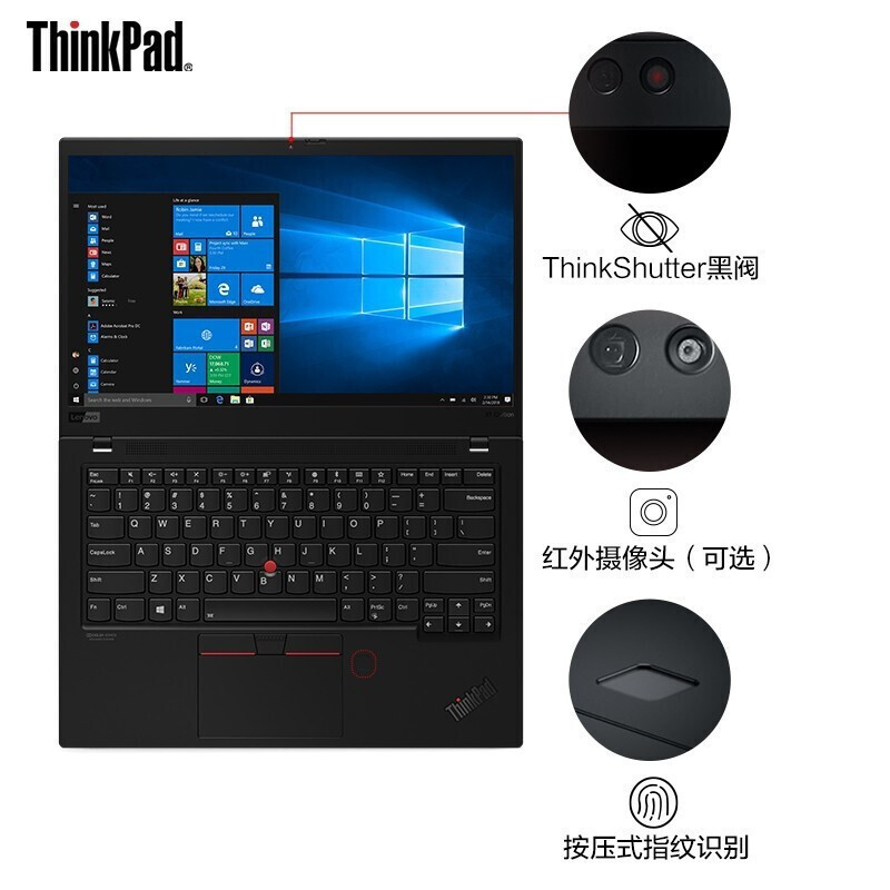 联想ThinkPad X1 Extreme隐士 15.6英寸英特尔酷睿i9游戏设计师笔记本电脑 ( i9-10885H 32GB 2TB固态 GTX1650Ti MXQ 4K屏)