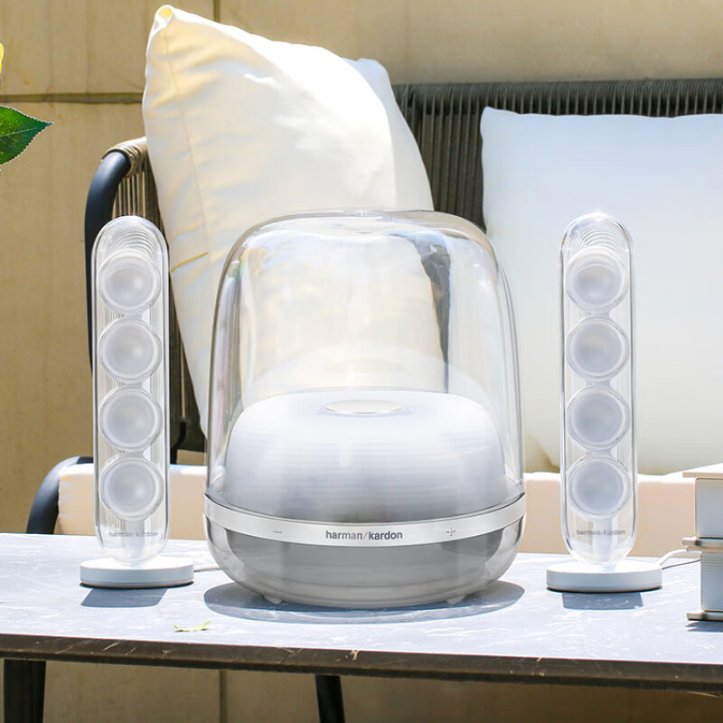 哈曼卡顿soundsticks4音乐水晶四代全新一代桌面蓝牙音箱h