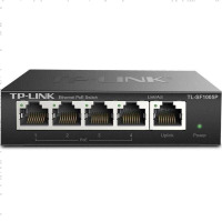 TP-LINK TL-SF1005P 4口5口POE网络交换机网线供电48V无线AP监控摄像头电脑办公tplink