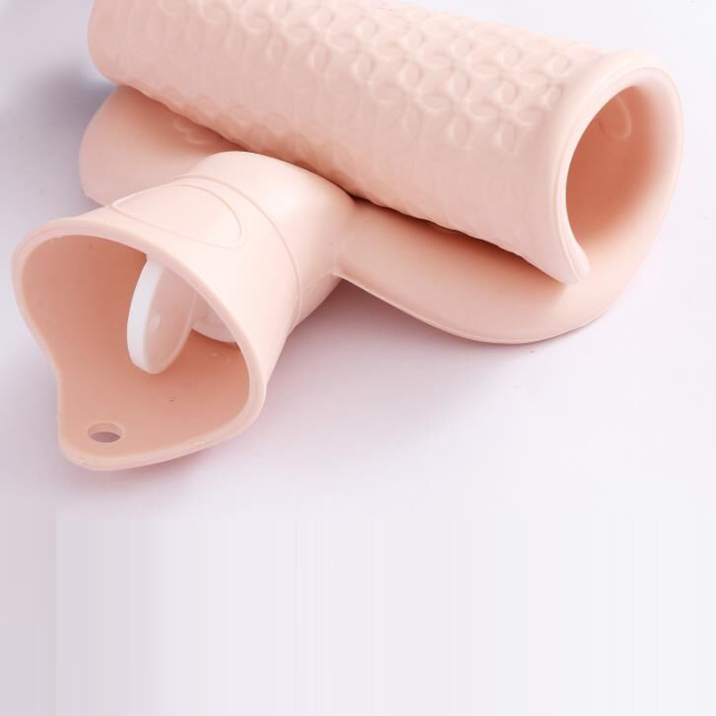 壹志注水热水袋加厚保暖手宝 暖手袋便携家用女性热敷肚子汤婆子灌水冲水充水网红传统被窝送长辈外婆温水代蓝色高清大图