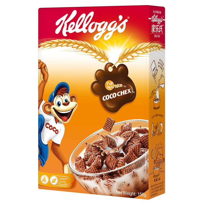 家乐氏(kelloggs) 谷脆格150g麦片进口谷物早餐麦片可单做零食吃