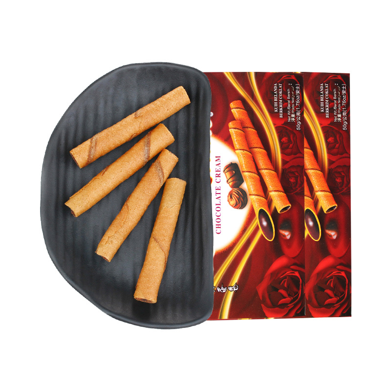 Julie＇s/茱蒂丝巧克力味蛋卷夹心饼干50g*2盒