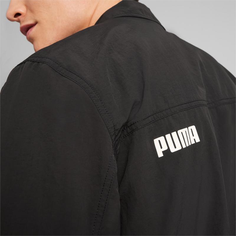 Puma/彪马男运动夹克轻便防风多口袋休闲通勤外套