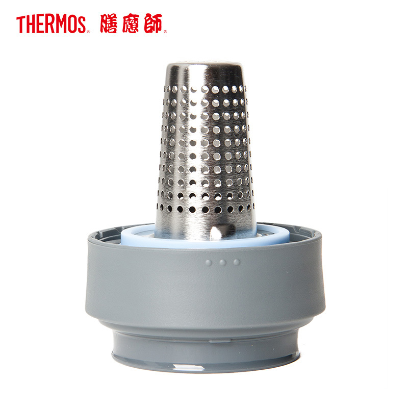 膳魔師(THERMOS)保温杯TCMK-500带茶漏泡茶杯500ML水杯304不锈钢车载办公商务不锈钢色SBK家用/通用高清大图
