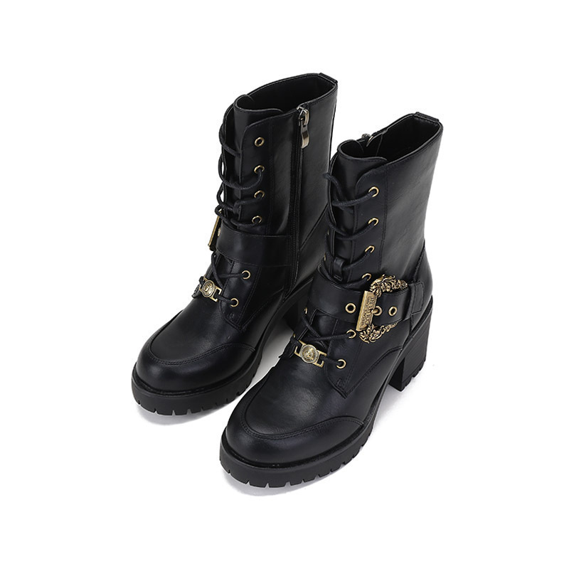 范思哲versacejeanscouture女士聚氨酯靴子短靴71va3s9471570