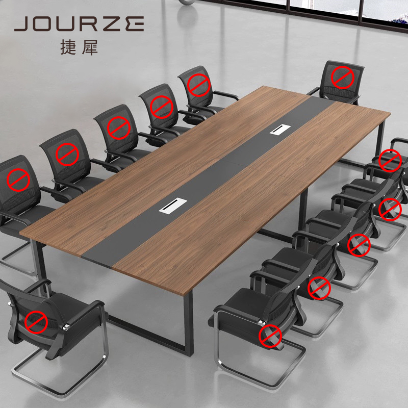 捷犀 办公桌 360*140*75cm/张高清大图