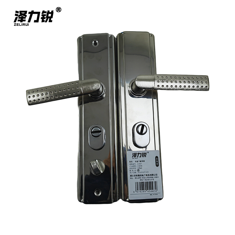 泽力锐 防盗门家用锁 ZLR007 把高清大图