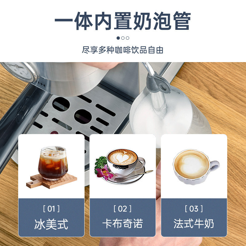 severin 施威朗德国咖啡机家用小型打奶泡意式浓缩KA5994