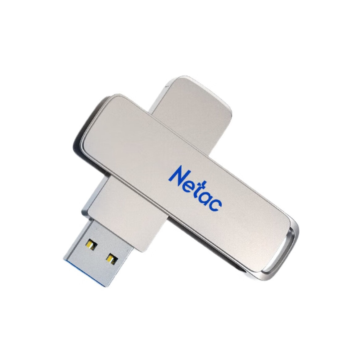 朗科U盘UA33 行业高速旋转150M/SUSB3.2银色 32GB
