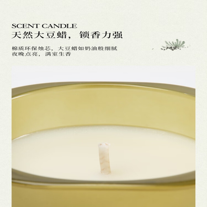 野兽派(THE BEAST)露水青苔香氛蜡烛135g室内香薰新婚礼物生日礼物高清大图