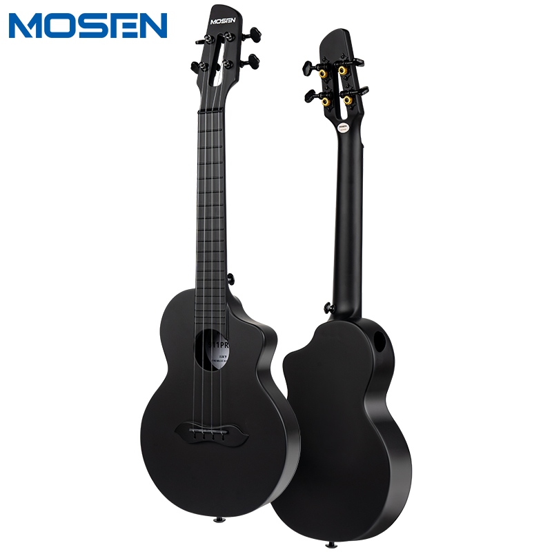 学生适用 老师推荐 莫森 (MOSEN)MUC700纱比利木合板尤克里里乌克丽丽初学者jita入门吉它乐器小吉他23英寸 911PRO-BK