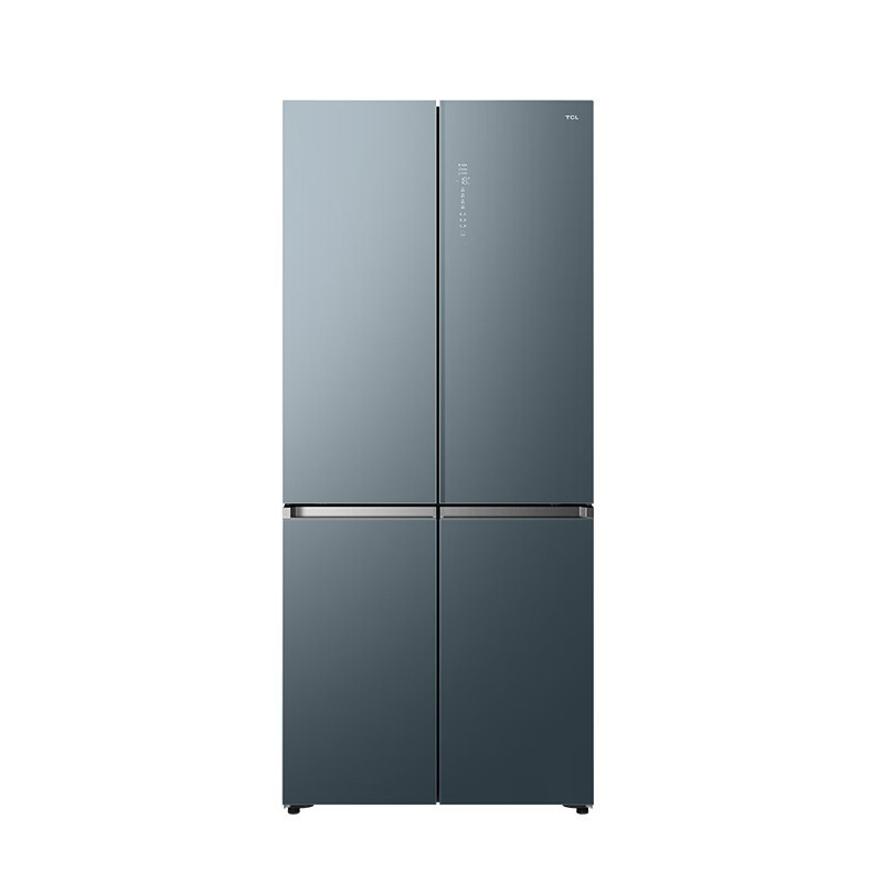 TCL460升十字双开门四门58厘米超薄嵌入大容量家用冰箱一级变频 零缝隙嵌入 多点离子杀菌R460
