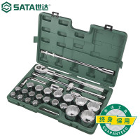 世达（SATA）26件19MM&25MM系列重型12角组套大型套装09016