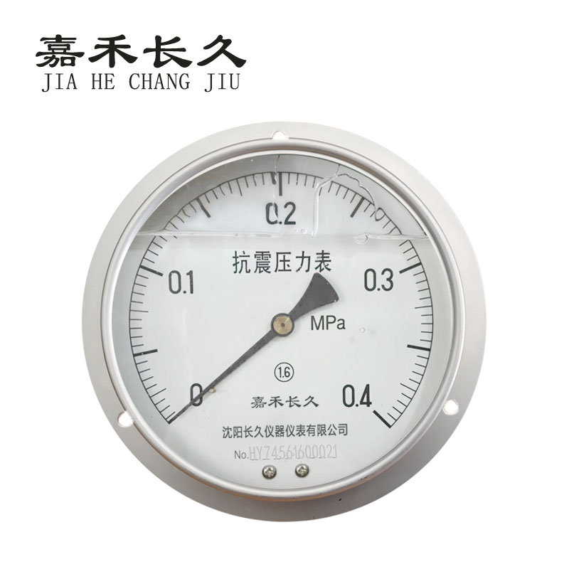 嘉禾长久 耐震压力表轴向带边检测型 YTN150ZT 块高清大图