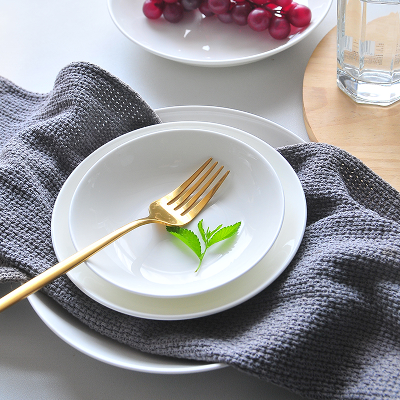 北国风光骨瓷盘碟高清大图