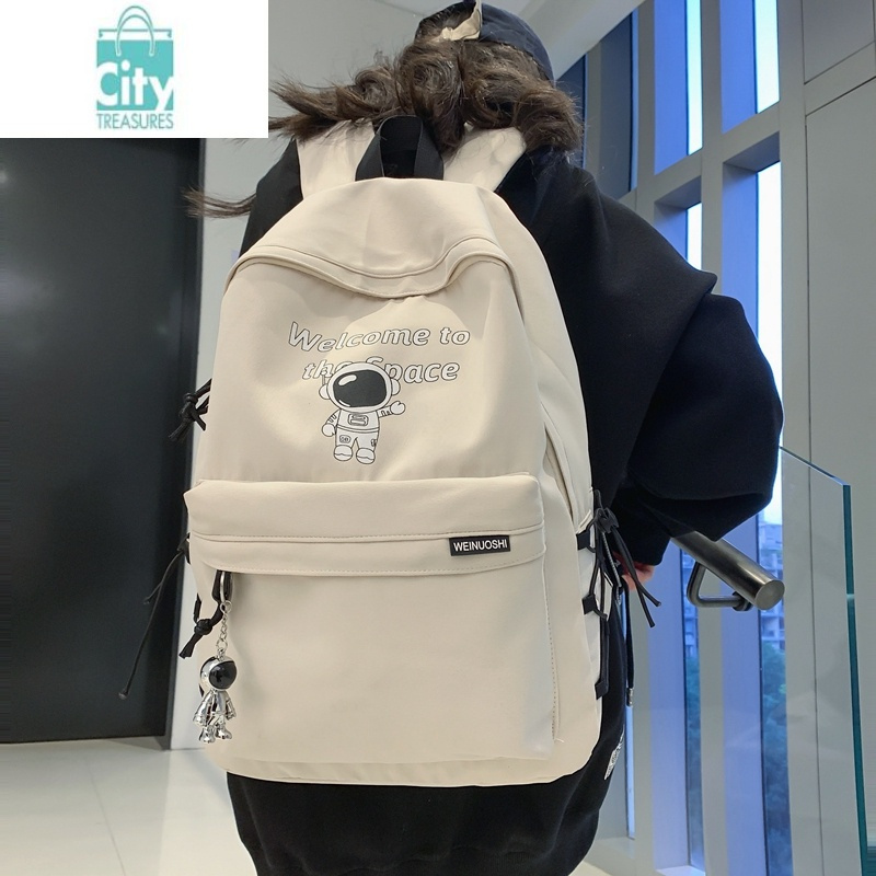 bangdou书包女韩版初中高中生中学生大容量简约轻便小学生ins日系背包