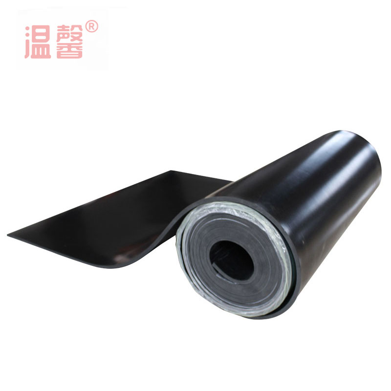 MingTo 绝缘地垫 黑色平面3mm*1m*10m 卷