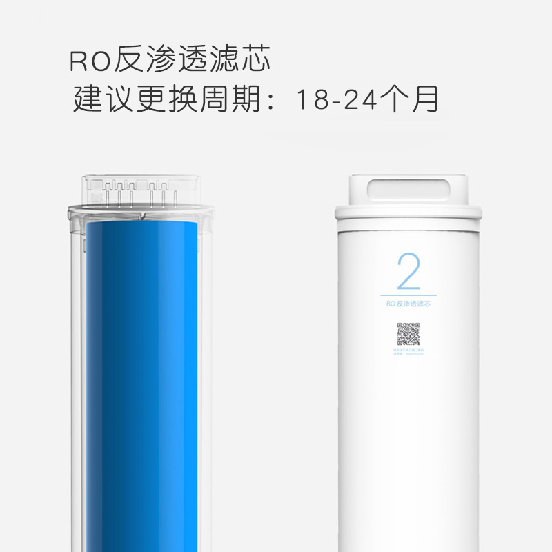 小米净水器1A(厨下式)RO反渗透滤芯 400加仑大通量