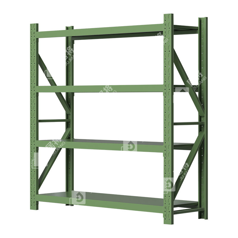 居将 JJ4010312 仓储货架库房置物架重型货架军绿色主架2000*600*2000mm/500kg