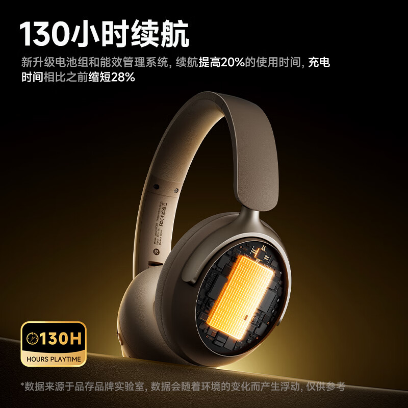 品存(picun)主动降噪头戴式无线空间音频耳机NC60高清大图