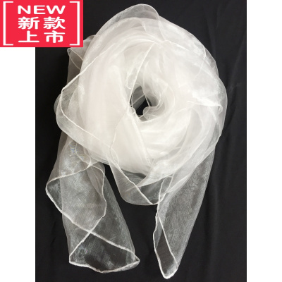 可莉允海底舞蹈纱巾飘逸薄纱丝巾新娘盖头拍照儿童防蚊蒙面防风透明方巾毛巾