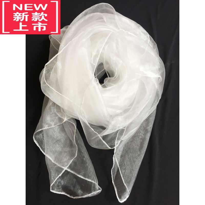 可莉允海底舞蹈纱巾飘逸薄纱丝巾新娘盖头拍照儿童防蚊蒙面防风透明方巾毛巾