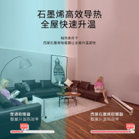 西屋(WESTINGHOUSE)踢脚线取暖器家用电暖器大面积遥控电暖气片居浴两用节能对流移动地暖WTH-T60