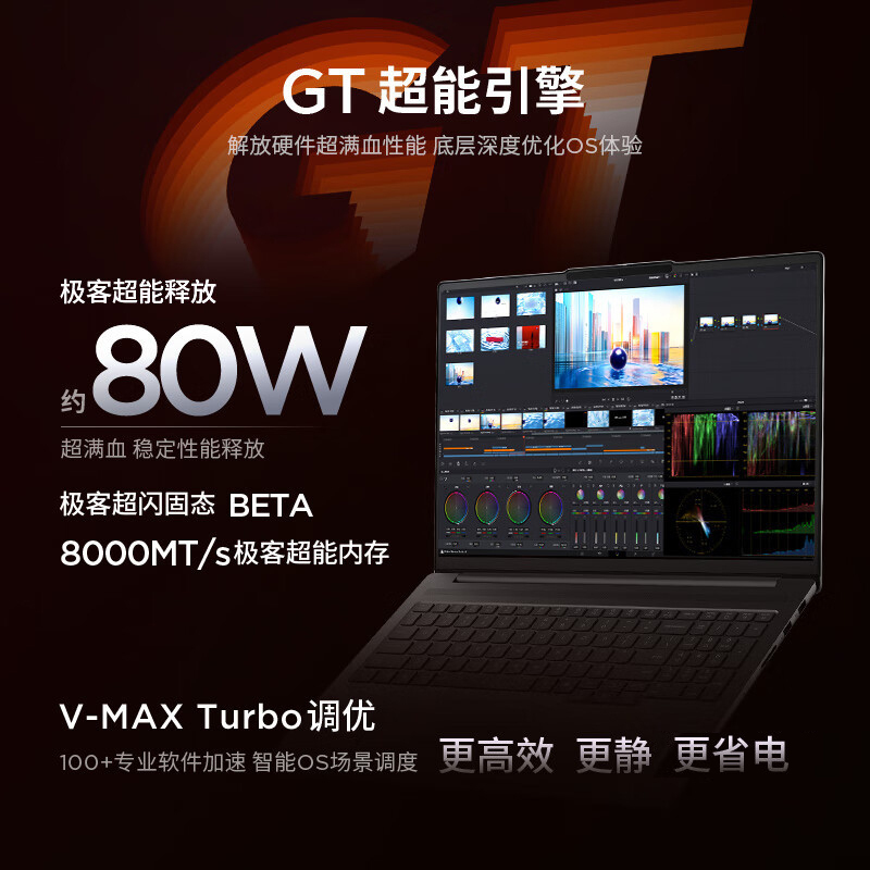 联想(Lenovo)小新Pro16GT 2025 AI元启16英寸轻薄笔记本电脑 锐龙AI 9 H 365 32G 1T 2.8K高刷OLED高清大图