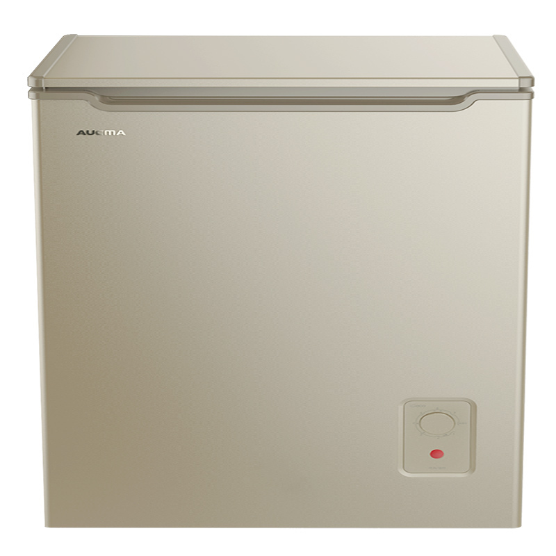 澳柯玛aucma103升冰柜家用小型冷柜冰吧冷藏冷冻转换顶开门bcbd103hx
