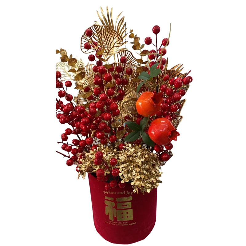 旺得福wangDEFu创意中国节日庆用品精致手工编织喜庆家居点缀品