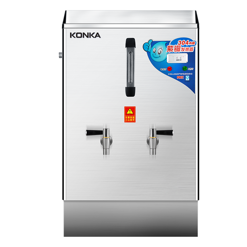 康佳（KONKA）KW-7037豪华款 商用开水器6KW全自动不锈钢饮水机学校工厂奶茶店烧水电热开水机70L/H+底座