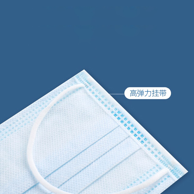 DXBG一次性防尘口罩 三层防护 细菌过滤效率BFE≥99% 10只/袋 RX1910(5袋起拍)