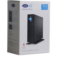 希捷(Seagate) 莱斯LaCie 10TB Type-C/USB3.1桌面硬盘d2 3.5英寸 黑色(单位:套)