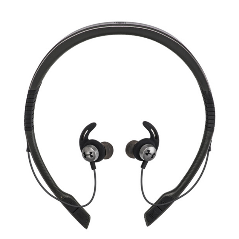 JBL UA Flex 安德玛联名户外运动耳机 可调节颈挂式蓝牙耳机 无线音乐耳机耳麦 黑色高清大图