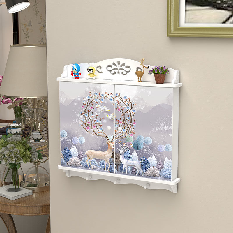 电表箱装饰画遮挡配电箱现代简约弱创意轻奢北欧式电闸开关盒挂画