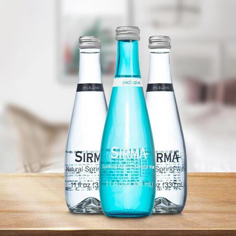 土耳其进口SIRMA榭漫含气无气矿泉水玻璃瓶气泡水饮用水 多规格可选