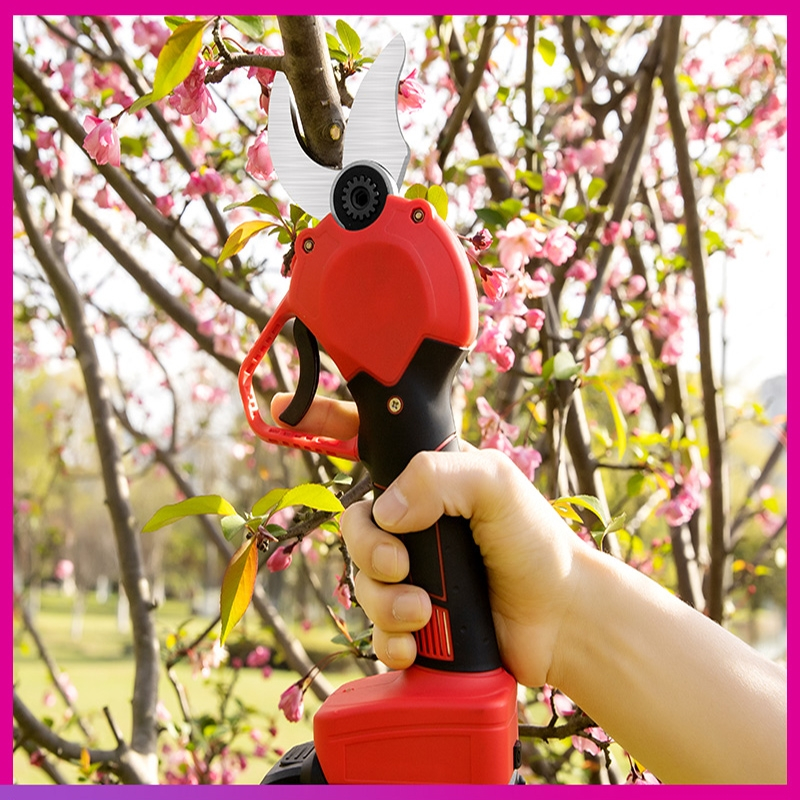 电动剪刀果树充电式理线家修枝剪电剪子强力锂电修剪树枝粗枝剪枝机