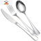 西餐刀叉勺套装家用牛排刀叉三件套不锈钢牛排刀成人餐具 敬平 1送1 尖头刀叉两支装