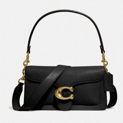 蔻驰(COACH)女包 专柜酒神包 Tabby手提包 信封女包 经典牛皮包 女式C扣斜挎包 经典酒神女包 F73995 F79335黑色