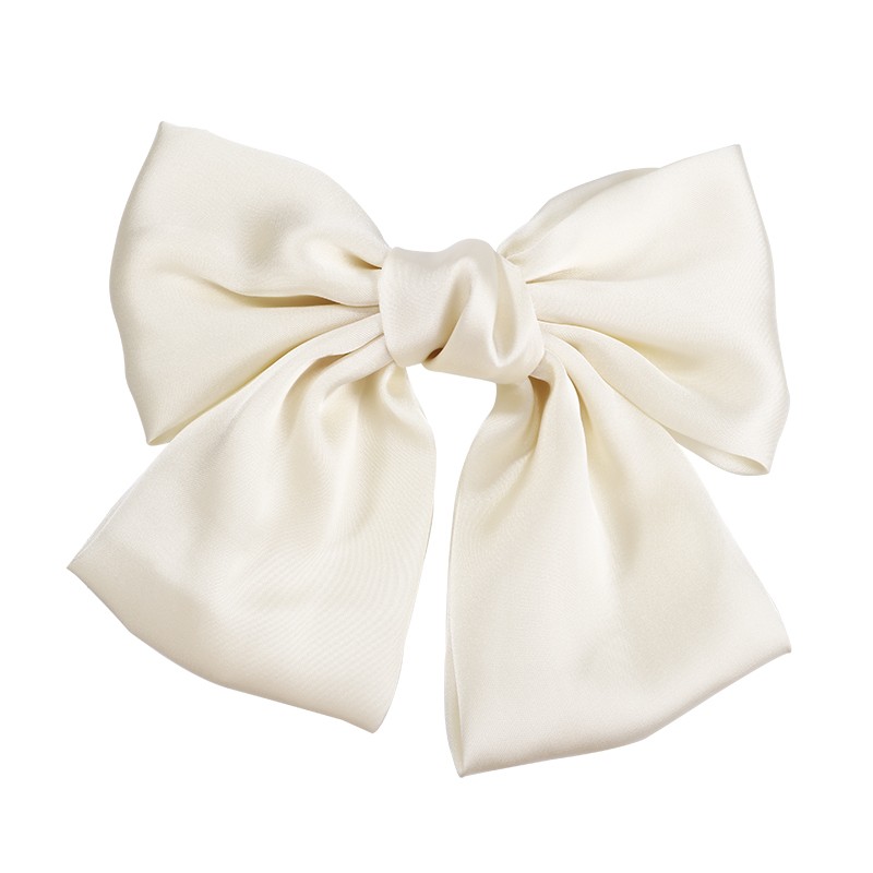 lisa同款白色大蝴蝶结发夹少女日韩发绳顶夹发卡夹子头饰发饰报价_参