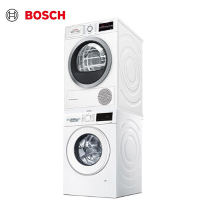 博世(BOSCH)WGA152U00W+WTW875601W 10+9kg除菌滚筒洗衣机 热泵烘干洗烘套装高清大图