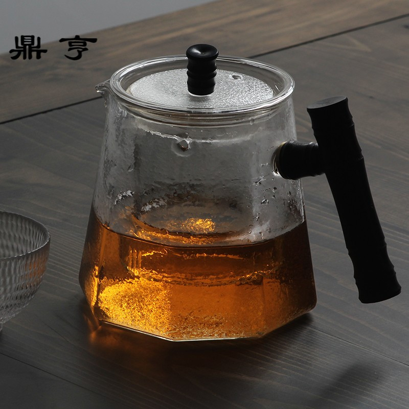 鼎亨玻璃壶泡茶烧水壶家用凉水茶壶过滤耐高温具沏茶壶
